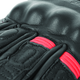 Speed and Strength 892320 - Twist of Fate Leather Gloves Black/Red - Small