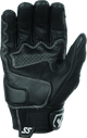 Speed and Strength 892325 - Twist of Fate Leather Gloves Black/White - Small