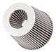 Spectre 8138 - Adjustable Conical Air Filter 5-1/2in. Tall (Fits 3in. / 3-1/2in. / 4in. Tubes) - White