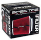 Spectre 8132 - Adjustable Conical Air Filter 5-1/2in. Tall (Fits 3in. / 3-1/2in. / 4in. Tubes) - Red
