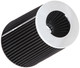 Spectre 9731 - Adjustable Conical Air Filter 9-1/2in. Tall (Fits 3in. / 3-1/2in. / 4in. Tubes) - Black