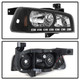 Spyder 5017635 - Xtune Dodge Charger 06-10 1Pc LED Crystal Headlights Black HD-ON-DCH05-1PC-LED-BK