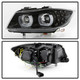 Spyder 5086488 - 09-12 BMW E90 3-Series 4DR Projector Headlights Halogen - LED - Black - PRO-YD-BMWE9009-BK