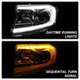 Spyder 5085801 - 11-13 Jeep Grand Cherokee - Light Bar Proj Headlights - Halo Model - Chro - PRO-YD-JGC11-LB-C