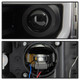 Spyder 5087591 - Ford F150 13-14 Xenon Model Only Light Bar Projector Headlights Black PRO-YD-FF15013PL-BK