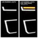 Spyder 5088796 - 20-23 Chevy Silverado 2500/3500 Proj Headlights - LED DRL - Black PRO-YD-CSHD20SI-SEQ-BK