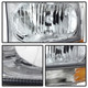 Spyder 9025419 - Xtune Ford F250/350/450 Superduty 99-04 Crystal Headlights w/ Bumper Lights HD-JH-FF25099-AM-C