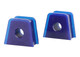 Superpro SPF0063-17.5K - 1962 MG MGB Base Front 17.5mm Sway Bar Mount Bushing Set
