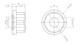 Superpro SPF4388K - BMW E36 Rear Subframe Forward Mount Bushing Set (2pcs)