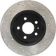 StopTech 127.33127R - Power Slot 09-10 Audi A4/A4 Quattro / 08-10 A5 / 10 S4 Rear Right Drilled & Slotted Rotor