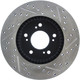 StopTech 127.40026R - 97-01 Acura Integra Type R / 97-01 Honda CR-V Slotted & Drilled Right Front Rotor