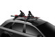 Thule 732612 - SnowPack L Ski/Snowboard Rack - Black (Up to 6 Pair Skis/4 Snowboards)