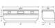 Tradesman 79460T - Aluminum Flush Mount Truck Tool Box (60in.) - Black