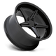 TSW Wheels 2085LCH205120B76 - Launch 20X8.5 Matte Black With Gloss Black Lip