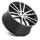 TSW Wheels 2210GAT375120G76 - Gatsby 22X10 Gunmetal W/ Mirror-Cut Face
