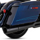 Vance & Hines 47383 - HD Dresser 17-22 Pro Pipe 2-1 Black PCX Full System Exhaust