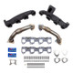 Wehrli WCF100226 - 17-24 Chevrolet Duramax Billet Exhaust Manifold & Stainless Up Pipe Kit w/ Gaskets & Hardware