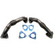Wehrli WCF100226 - 17-24 Chevrolet Duramax Billet Exhaust Manifold & Stainless Up Pipe Kit w/ Gaskets & Hardware