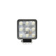 Westin 09-12211B - LED Work Utility Light Square 4.6 inch x 5.3 inch Flood w/3W Epistar - Black