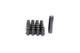 Wheel Mate HR3805BR - Muteki HR38 Open End Lug Nuts 12x1.25 Black Chrome / Red Ring