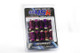 Wheel Mate HR3806BY - Muteki HR38 Open End Lug Nuts 12x1.50 Black Chrome / Yellow Ring