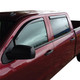 Westin 72-39415 - 2014-2018 Chevy Silverado 1500 Crew Cab Wade In-Channel Wind Deflector 4pc - Smoke