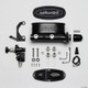 Wilwood 261-13269-BK - HV Tandem M/C Kit w L/H Bracket & Prop Valve - 1in Bore Black