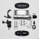 Wilwood 261-13269-P - HV Tandem M/C Kit w L/H Bracket & Prop Valve - 1in Bore Ball Burnished