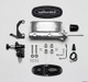 Wilwood 261-13271-P - HV Tandem M/C Kit w L/H Bracket & Prop Valve - 7/8in Bore Ball Burnished-W/Pushrod