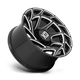 XD Wheels XD86021080318N - Xd860 Onslaught 20X10 Gloss Black Milled