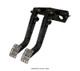 Wilwood 340-14360 - Adjustable-Tandem Dual Pedal - Brake / Clutch - Fwd. Swing Mount - 6.25:1 - Black E-Coat