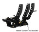Wilwood 340-12410 - Pedal Assembly Floor Mount-Brake Clutch & Throttle
