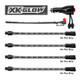 XKGLOW XK041004-R - XK Glow Single Color  UnderglowLED Accent Light Car/Truck Kit Red - 4x8In