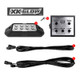 XKGLOW XK052001-4A - XK Glow Strobe Pod Lights w/ Traffic Modes Ultra Bright LEDs Multiple Modes + Solid On - Amber 4pc