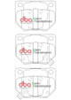 DBA DBADB1220SP - 06-07 Subaru WRX SP500 Rear Brake Pads