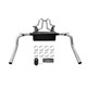Flowmaster 817104 - Header-back System 409S - Dual Rear Exit - American Thunder - Moderate Sound