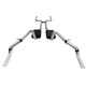 Flowmaster 817139 - Header-back System 409S - Dual Rear Exit - American Thunder- Moderate/Aggressive