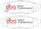 DBA DBADB1803SP - 08 Subaru WRX SP500 Rear Brake Pads