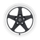 Forgestar F09170088P38 - D5 Drag 17x10 / 5x139.7 BP / ET38 / 7.0in BS Gloss Black Wheel