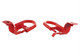 Ford Racing M-18954-RA - 2019 Ford Ranger Front Tow Hooks - Pair - Red