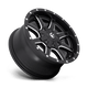 Fuel Wheels D53822829345 - Dually Wheels 22X8.3 Maverick Dually D538 8 On 210 Black Milled 154.3 Bore -246 Offset 7 Spoke Outer Dually Fuel Off Road Wheels
