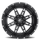 Fuel Wheels D56720009845 - Aluminum Wheels 20X10 Lethal D567 6 On 135/6 On 139.7 Matte Black Milled 106.4 Bore -24 Offset Fuel Off Road Wheels