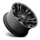 Fuel Wheels D56918909850A - Aluminum Wheels 18X9 Vapor D569 6 On 135/6 On 139.7 Matte Black Double Dark Tint 106.1 Bore 1 Offset Fuel Off Road Wheels