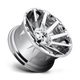 Fuel Wheels D61420909849 - Aluminum Wheels 20X9 Contra D614 6 On 135/6 On 139.7 Chrome 106.1 Bore 2 Offset Multi Spoke Fuel Off Road Wheels
