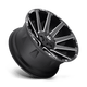 Fuel Wheels D61620906957 - Aluminum Wheels 20X9 Contra D616 6 On 120/6 On 139.7 Matte Black Milled 78.1 Bore 19 Offset Multi Spoke Fuel Off Road Wheels