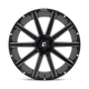Fuel Wheels D61524209847 - Aluminum Wheels 24X12 Contra D615 6 On 135/6 On 139.7 Gloss Black Milled 106.3 Bore -44 Offset Multi Spoke Fuel Off Road Wheels