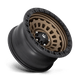 Fuel Wheels D63417907545 - Aluminum Wheels 17X9 Zephyr D634 5 On 127 Matte Bronze W/Black Bead Ring 71.5 Bore -12 Offset Fuel Off Road Wheels