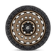 Fuel Wheels D63417907545 - Aluminum Wheels 17X9 Zephyr D634 5 On 127 Matte Bronze W/Black Bead Ring 71.5 Bore -12 Offset Fuel Off Road Wheels