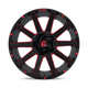 Fuel Wheels D64322002647 - Aluminum Wheels 22X10 Contra D643 5 On 114.3/5 On 127 Gloss Red/Milled 78.1 Bore -18 Offset Multi Spoke Fuel Off Road Wheels