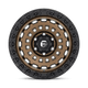 Fuel Wheels D63420907557 - Aluminum Wheels 20X9 Zephyr D634 5 On 127 Matte Bronze W/Black Bead Ring 71.5 Bore 20 Offset Fuel Off Road Wheels